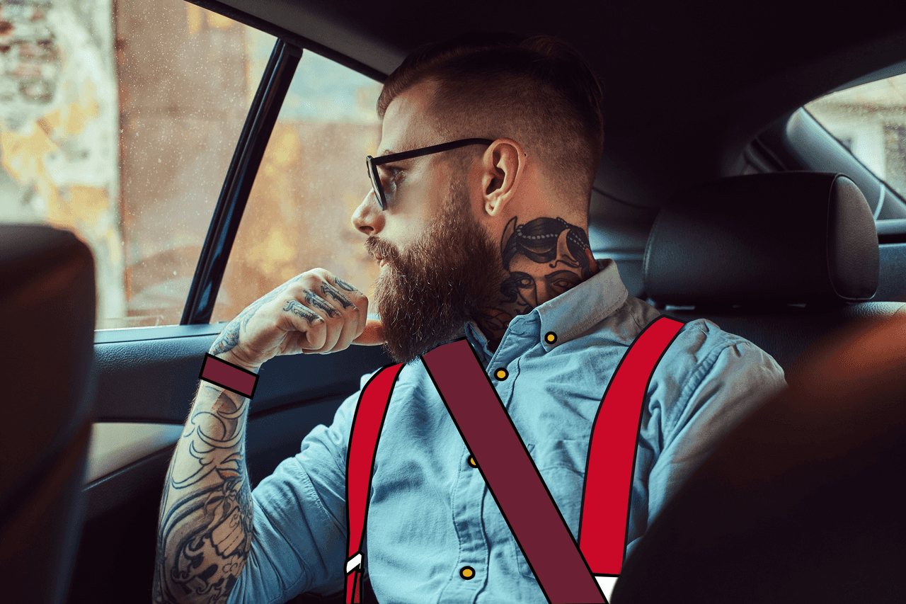 Mitarbeiter auf Geschäftsreise mit Reiseversicherung